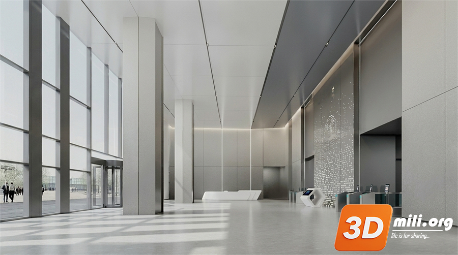 Lobby front desk Skp Files 